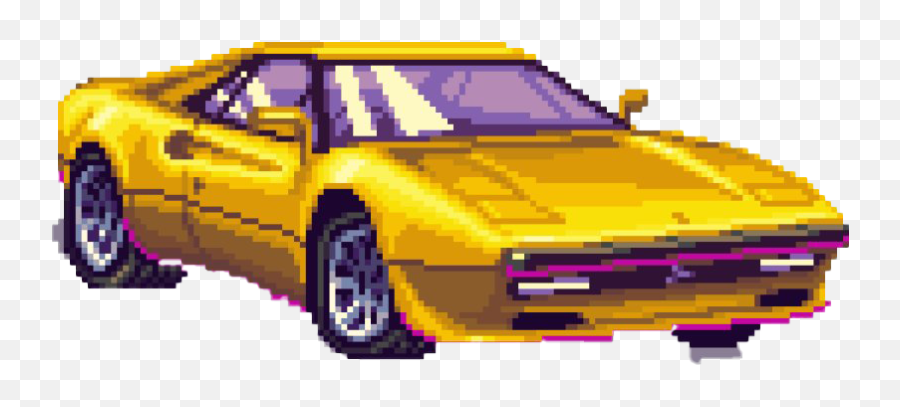 Pixel Retro Car Png All - Automotive Paint,Transparent Pixel