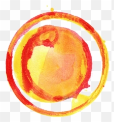 24 Colorful Watercolor Circle Png Transparent Onlygfxcom - Orange Colour Png