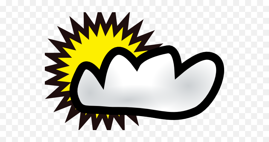 Free Partly Cloudy Clipart Download Clip Art - Sunny And Cloudy Png,Partly Cloudy Weather Icon