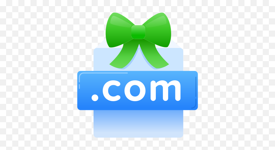 Com Domain Name Free Gift - Bow Png,Domain Name Icon
