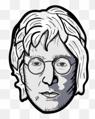 John Lennon The Beatles - Dibujo De png