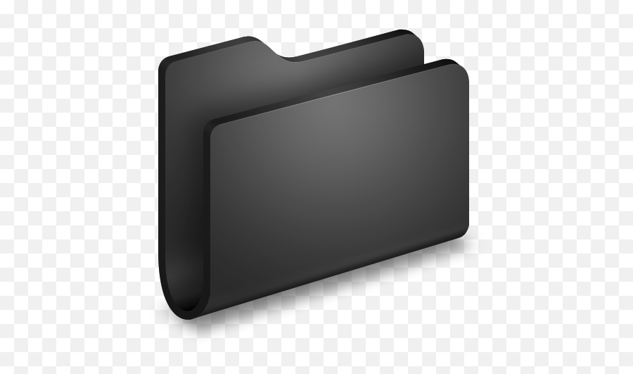 Generic Black Folder Icon - Black Folder Icon Png Transparent,Black Folder Icon Ico
