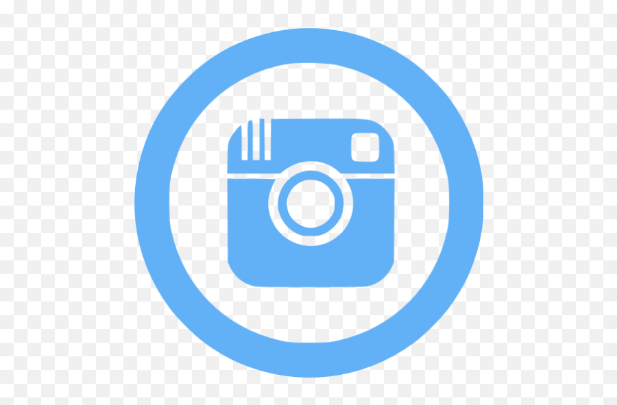 Tropical Blue Instagram 5 Icon - Transparent Instagram Icon Orange Png,Instagram Icon 512x512