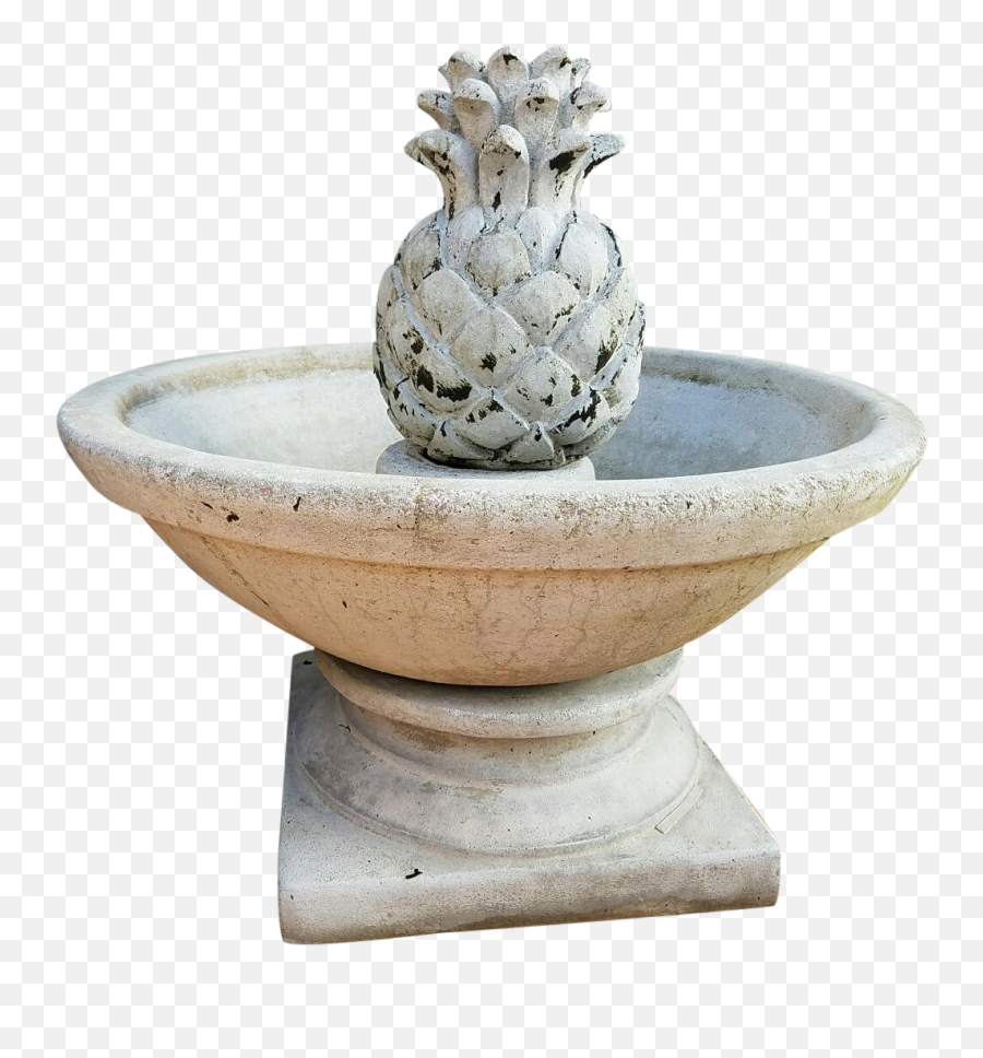 Download Concrete Pineapple Fountain Png Image With No - Fountain,Fountain Png