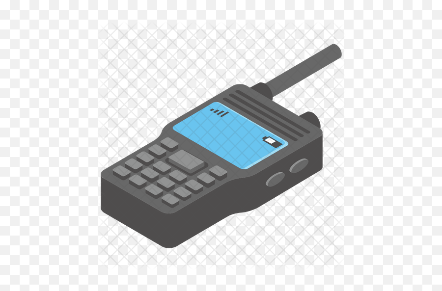 Walkie Talkie Icon Of Isometric Style - Mobile Phone Png,Walkie Talkie Png