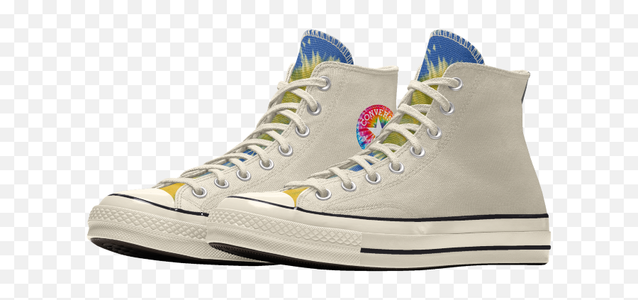 Millie Bobby Brown Just Released Her Own Line Of Tie - Dye Sage Green High Top Converse Png,Star Icon 70 By 70