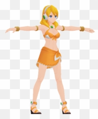 Mobile - Mega Man X DiVE Alia Swimsuit The Models Resource Megaman Dive Summer png