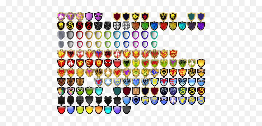 150 Assorted Shields Large U0026 Small - 32x32px Transparent Png Png Icons Rpg Maker Mv,Mv Icon