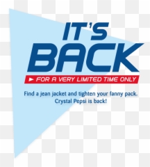 Download Crystal Pepsi Logo Png Image With No Background - Graphic Design