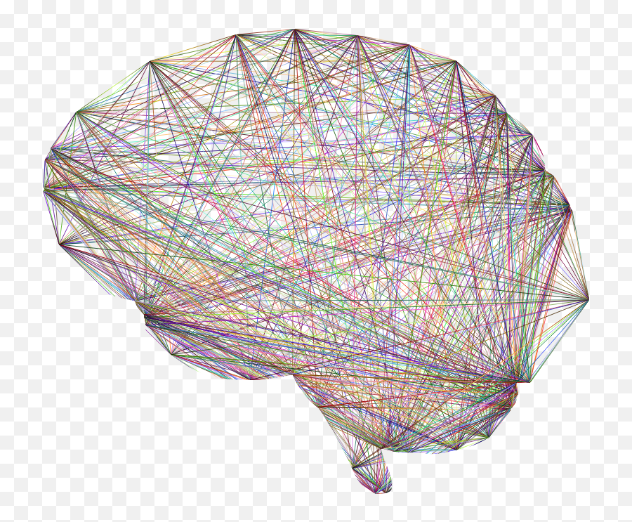 Brain Chromatic - Geometric Brain Art Png,Geometry Png