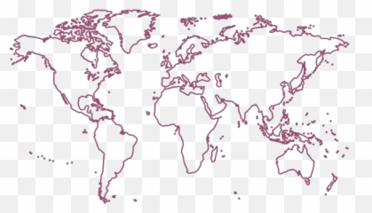 World Map Png Svg Clip Art For Web - Download Art Outline Of The Word