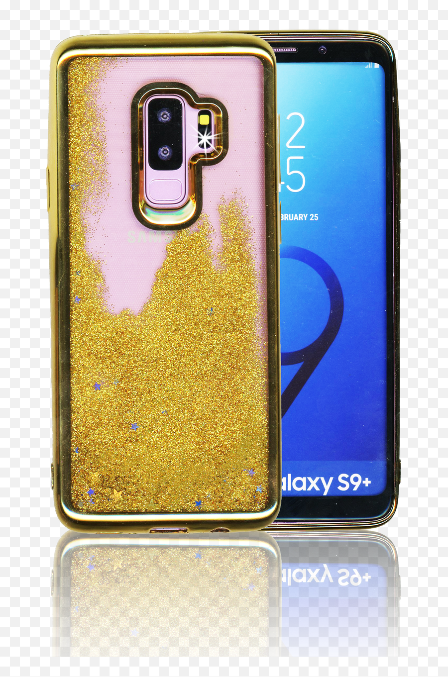 Gold Glitter Star Png - Samsung Galaxy S9 Plus Mm Golden Case Samsung Galaxy S9 Plus,Gold Glitter Star Png