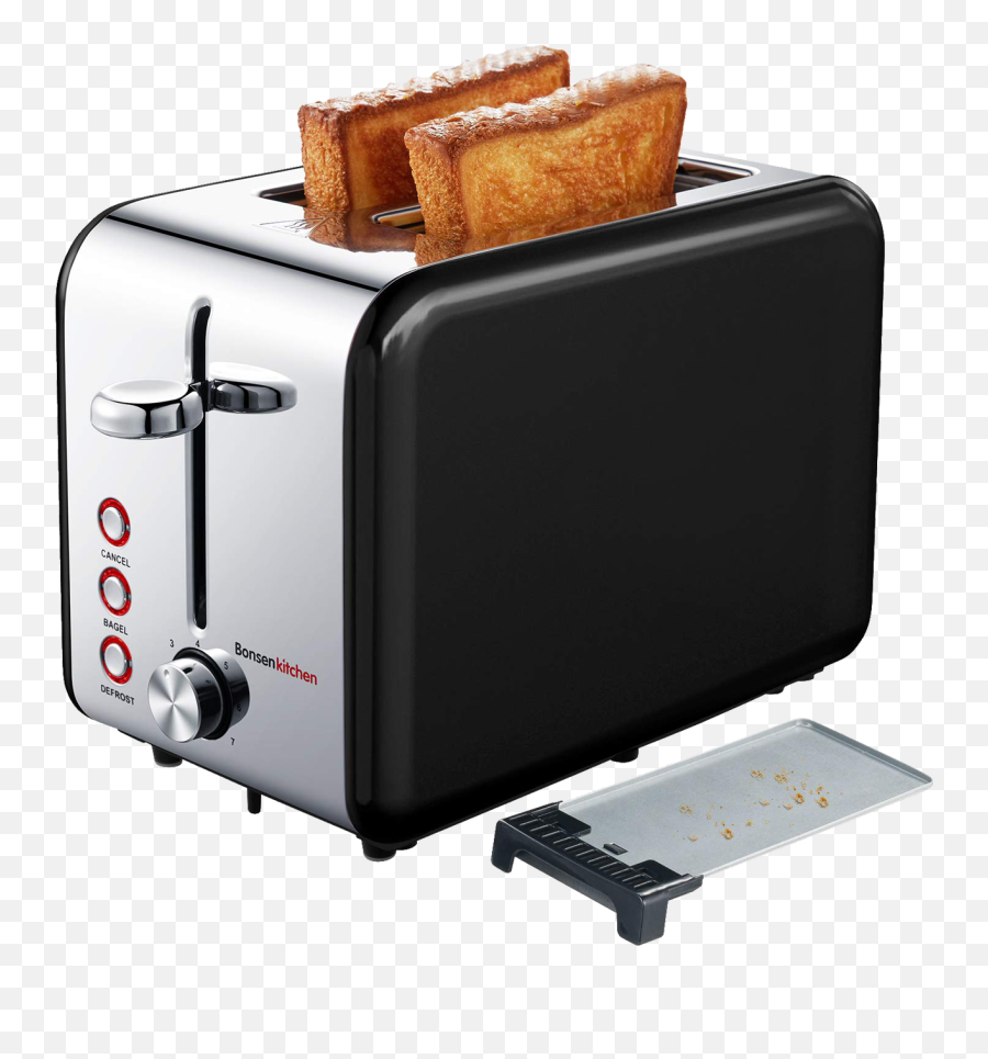 Bonsenkitchen Tr8741 - Extra Wide Slot Toaster Png,Toaster Icon