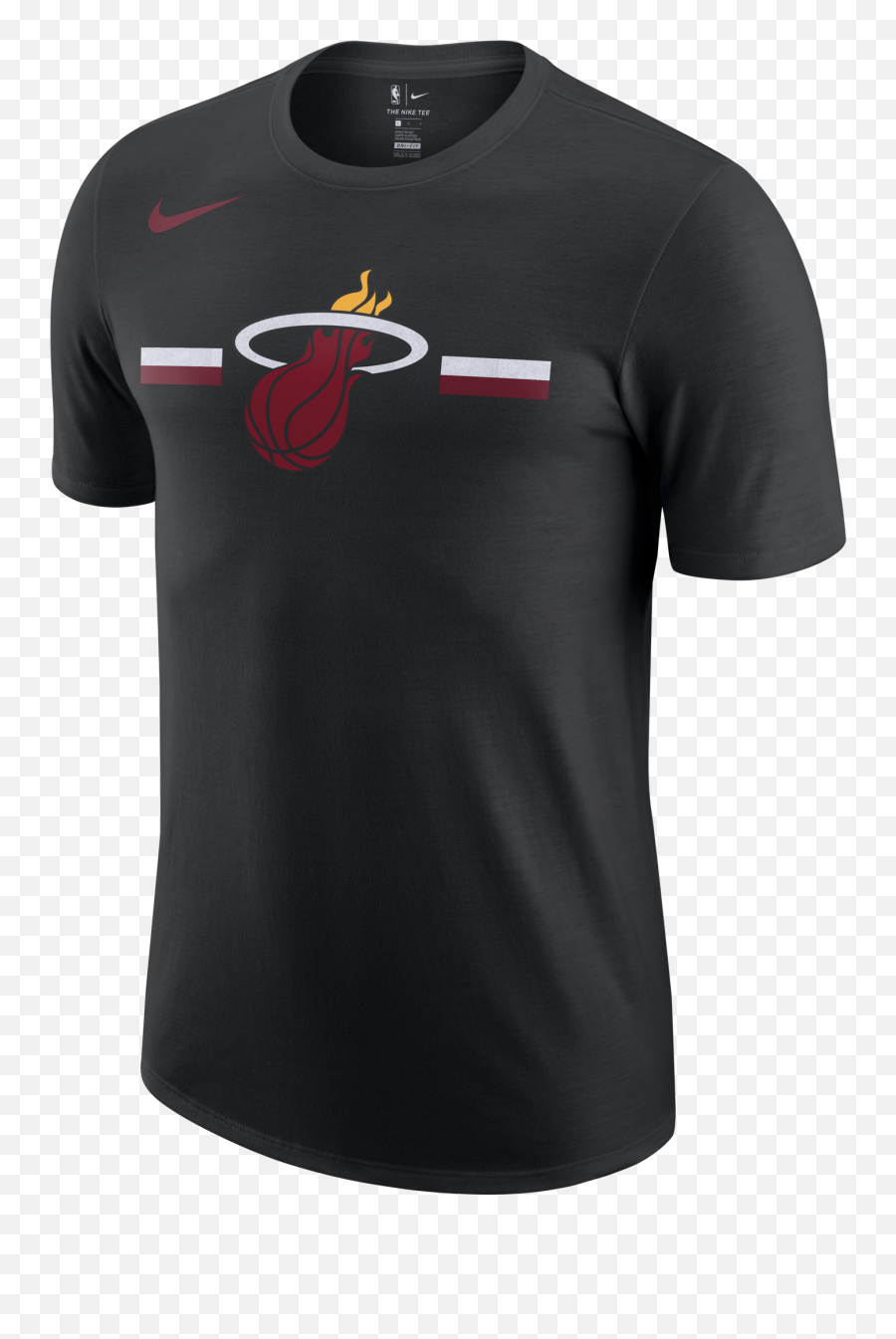 Miami Heat Short Sleeve Logo Stripe Tee - Polo Del Sevilla Fc Png,Miami Heat Logo Png