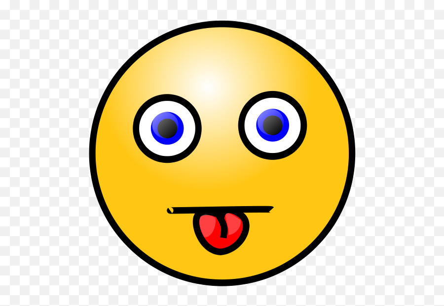 Smiley Emoticon Clip Art - Animated Funny Faces Png,Tongue Emoji Png