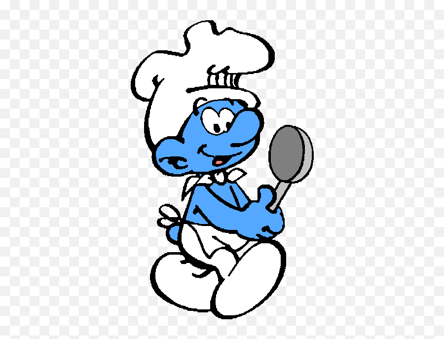 Chef Smurf Png Image - Baker Smurf,Smurf Png