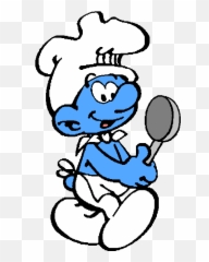 Chef Smurf Png Image - Baker Smurf,Smurf Png