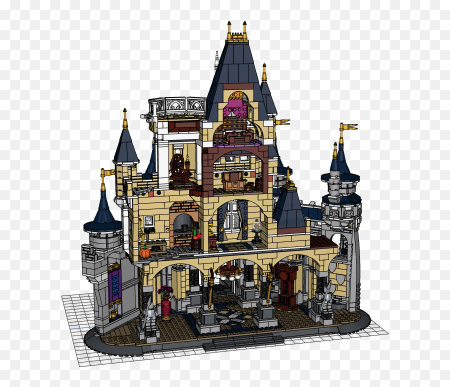 B938add1bc93 100 Quality Bricklink Set 71040 1 Lego Disney - Castle Png,Cinderella Castle Png