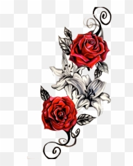 Tattoo Red Roses Png 39026 - Free Icons And Png Backgrounds Rose Arm Tattoo Png,Red Rose Png