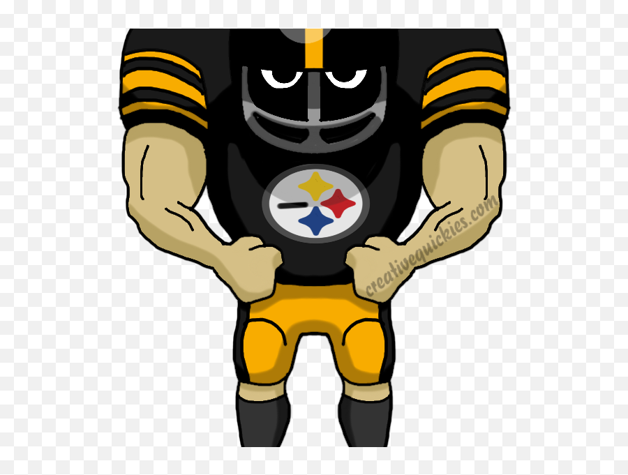 Download Steelers Clip Art - New Orleans Saints Cartoon Transparent Cartoon Football Player Png,New Orleans Saints Logo Png