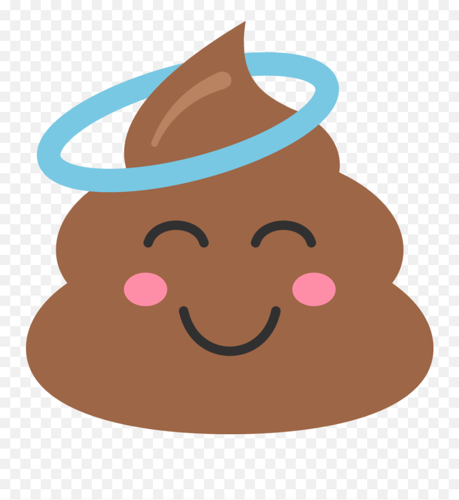 Angel Poop Clipart - Full Size Clipart 2539829 Pinclipart Angel Poop Emoji Png,Angel Emoji Png