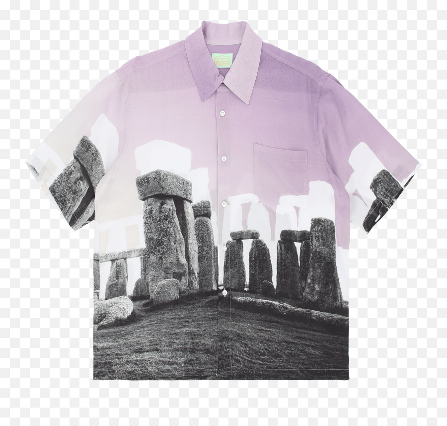 Aries Stonehenge Hawaiian Shirt - Polo Shirt Png,Hawaiian Shirt Png