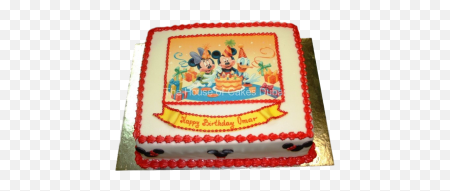 Mickey Mouse Birthday Cake - Micky Maus Birthday Cake Png,Mickey Mouse Birthday Png