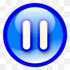 Free Icons Png - Pause Button File Transparent Cartoon