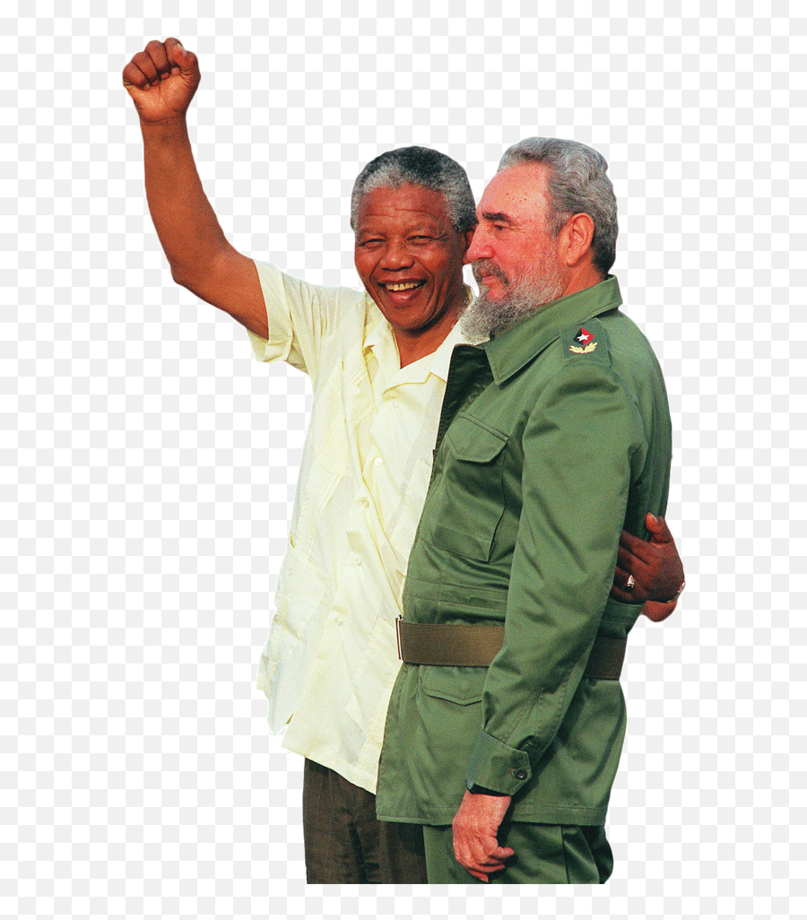 Cuban President Fidel Castro - Nelson Mandela An Fidel Castro Png,Mandela Png