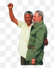 Cuban President Fidel Castro - Nelson Mandela An Fidel Castro Png,Mandela Png