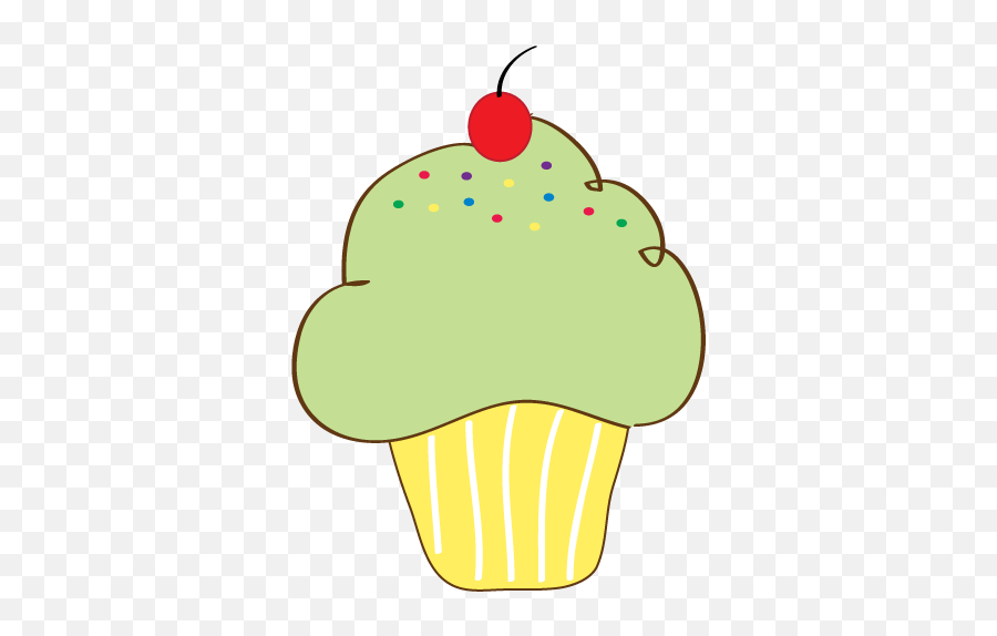 Printable Cupcake Clipart Free - Cupcake Template Clipart Png,Cupcake Clipart Png