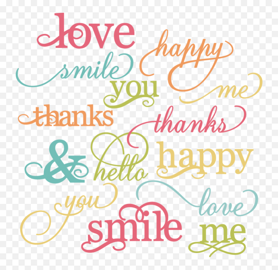 Pretty Words Svg Cut Files For Scrapbooking - Words Svg Png,Pretty Png
