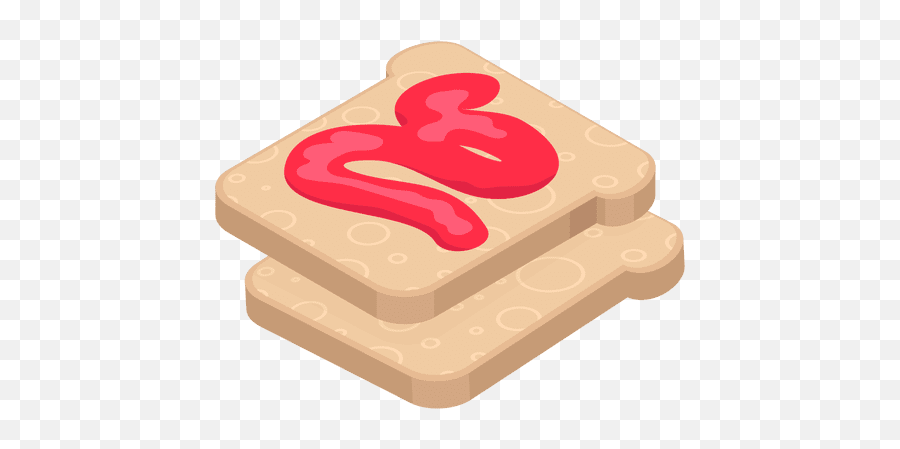 Toast With Jam - Illustration Png,Jam Png