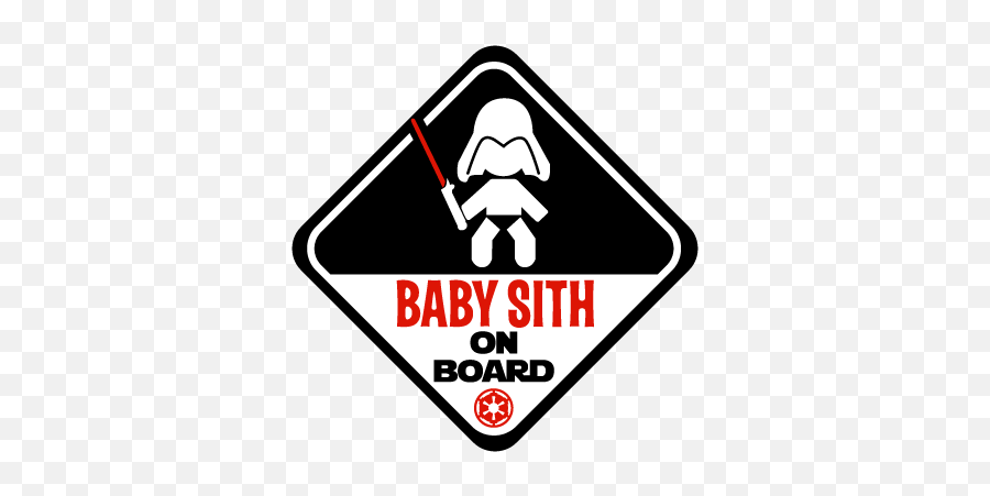 Download Hd Baby Sith - Star Wars Star Wars Baby On Board Sticker Png,Sith Png