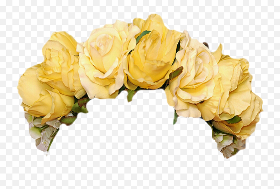 Flower Crown Png Tumblr - Yellow Flower Crown Png,Flower Crown Transparent