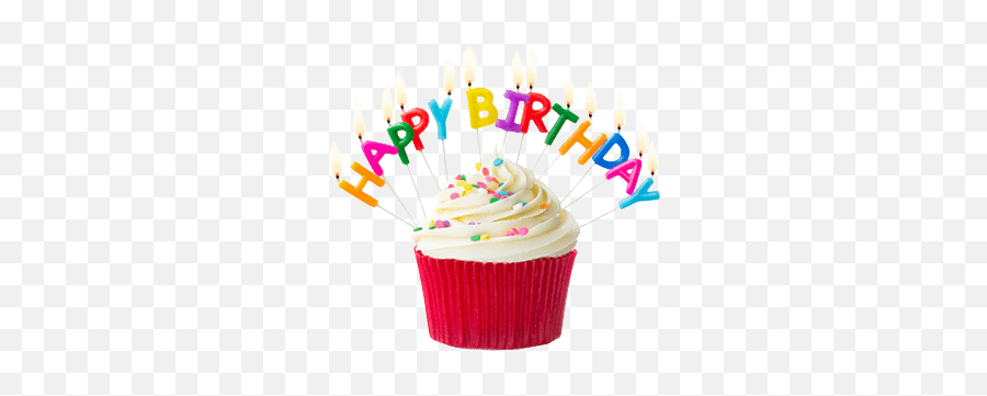 Birthday - Happy Birthday Cupcake Clip Art Png,Birthday Cupcake Png