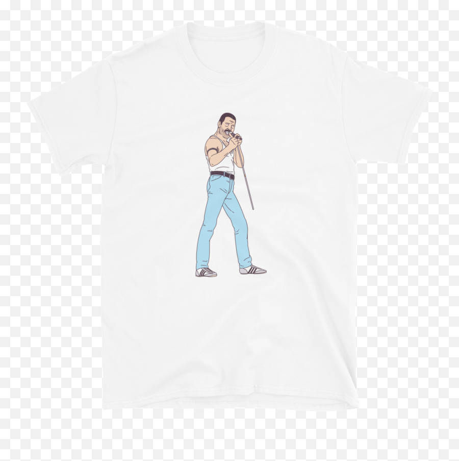 Freddie Mercury Live Aid Tee - Foursome Png,Freddie Mercury Png