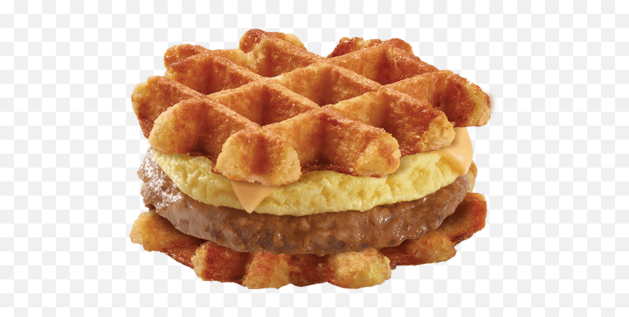 Sausage Egg U0026 Cheese Waffle - Menu Speedy Café Belgian Waffle Png,Waffle Png