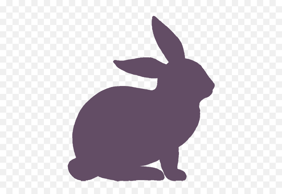 Dried Treats Rabbit Ears With Hair - Silhouette Rabbit Png,Rabbit Ears Png