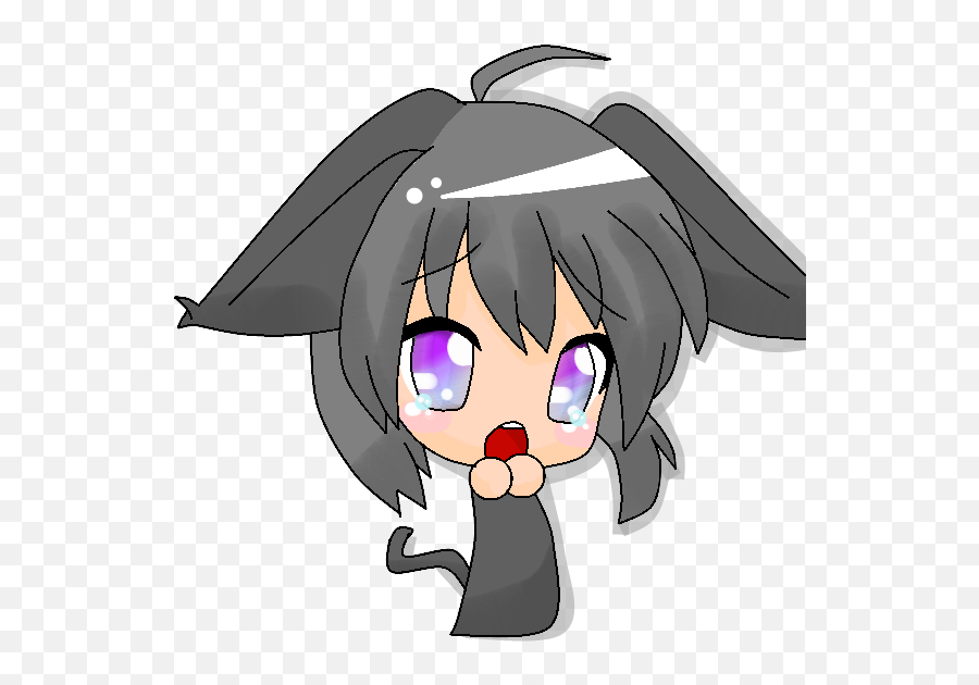 Chibi Crying Drawing Anime - Crying Chibi Girl Png Crying Eye Drawing Anime Girl,Anime Tears Png