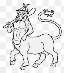 Minotaur - Traceable Heraldic Art Fictional Character Png,Minotaur Png