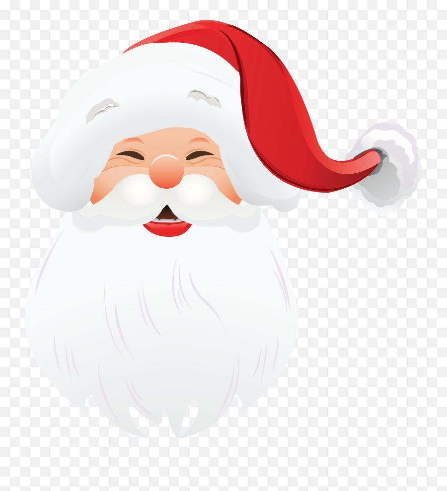 Free Santa Beard Png Transparent - Santa Claus Face Png,Santa Beard Transparent Background