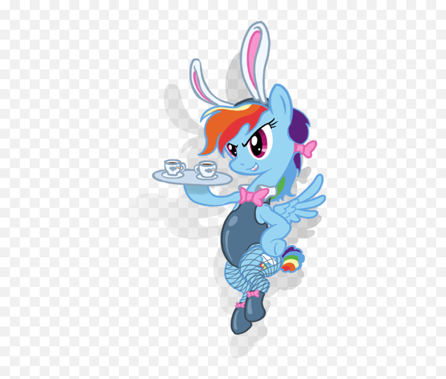 27551 - Safe Artistchangeunism Rainbow Dash Bunny Ears Mythical Creature Png,Bunny Ears Transparent Background