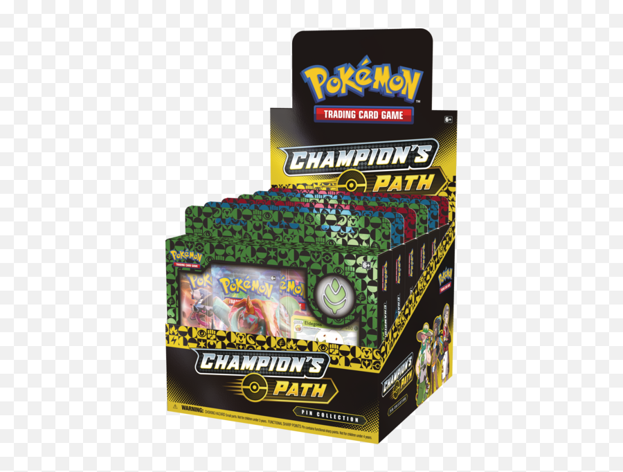 Championu0027s Path Pin Collection - Box Of 6 Preorder Pokemon Tcg Pokemon Path Pin Collection Png,Path Png