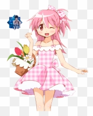 Madoka Kaname Transparent Png Image - Flower