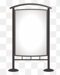 Blank Outdoor Advertising Board - Transparent Png U0026 Svg Placa De Publicidade,Blank Banner Png
