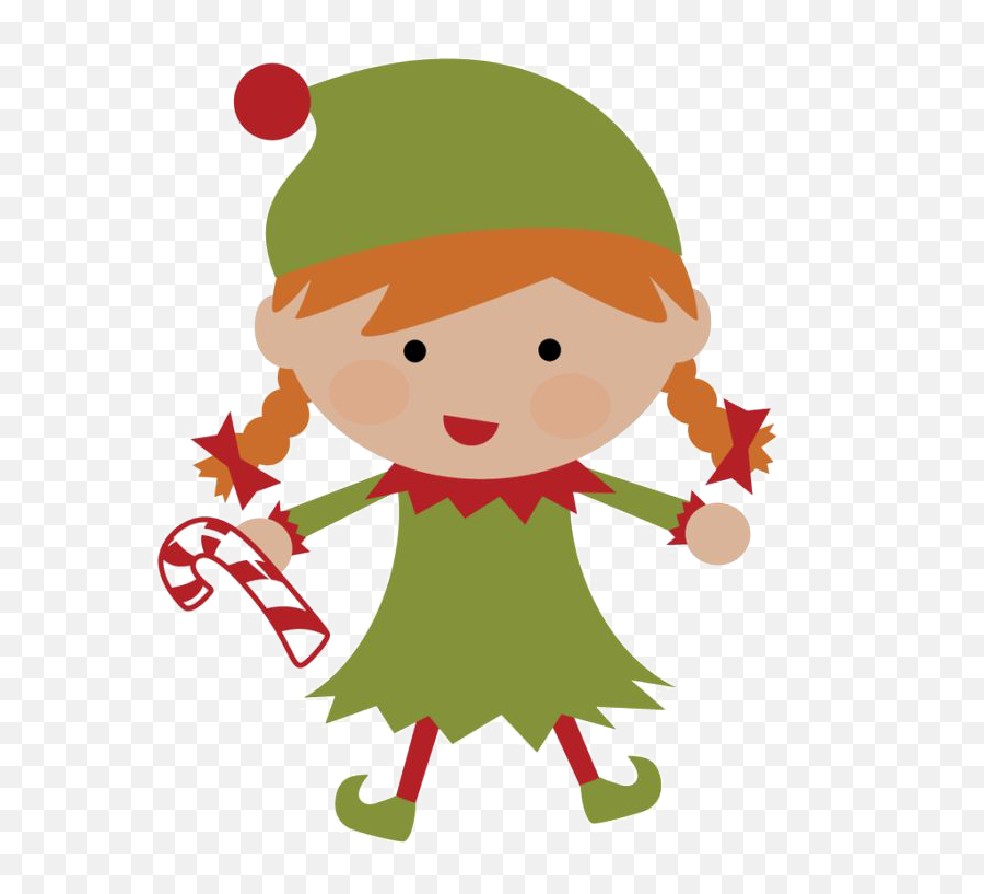 Cute Elf Transparent Background Png Play - Cute Elf Christmas Clipart,Elf Hat Transparent