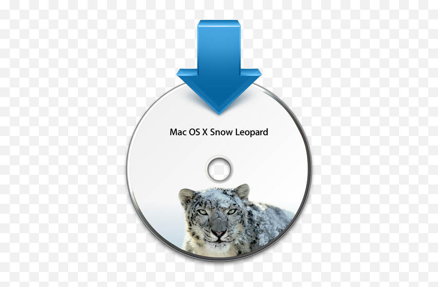Snow Leopard Disc And Retail Packaging Png Icon