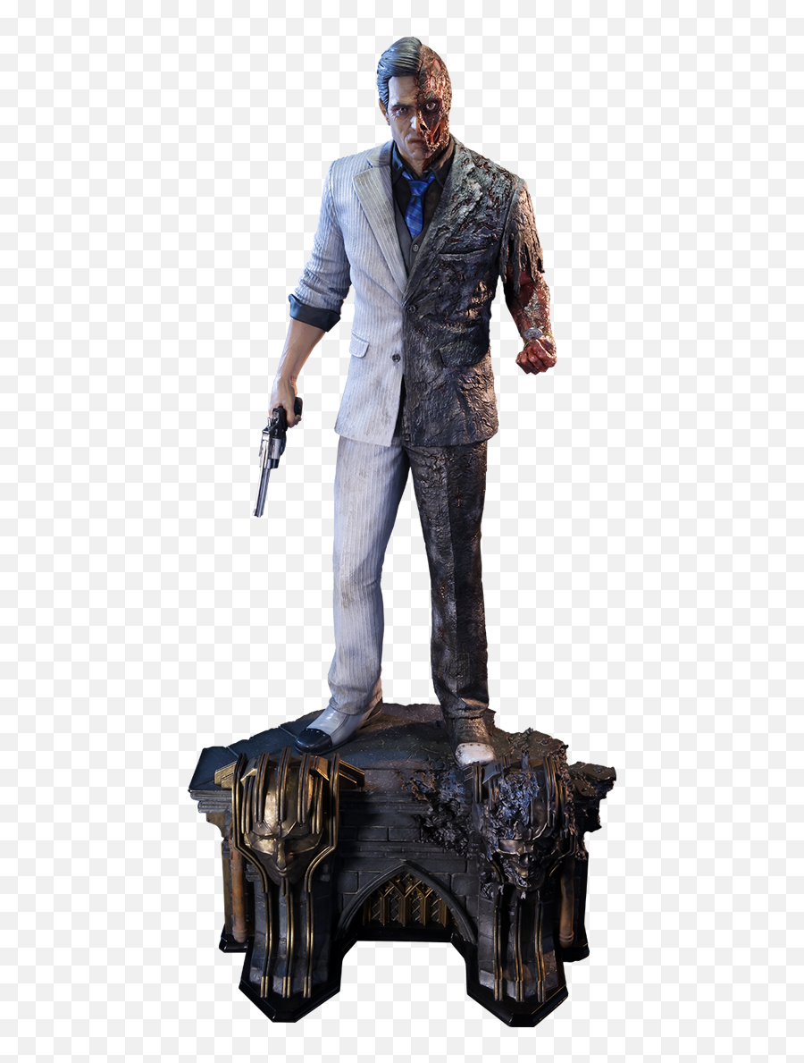 Sideshow Collectibles - Batman Arkham Knight Two Face Figurine Png,Icon Heroes Castle Grayskull