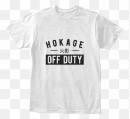 Naruto Hokage Off Duty Kids T - Shirt The Anime Binger Short Sleeve png
